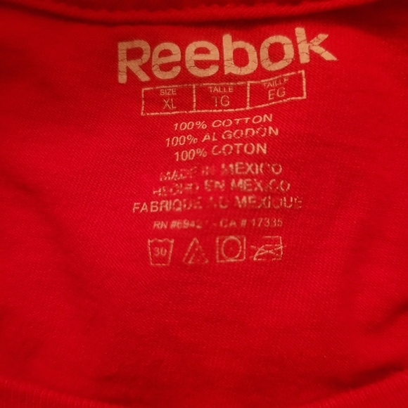 Reebok Montreal Canadians Red T-shirt #27 Galchenyuk XL - Picture 7 of 7